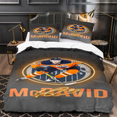 Connor Mcdavid Ice Hockey Player Duvet Cover Quilt Case Pillowcases